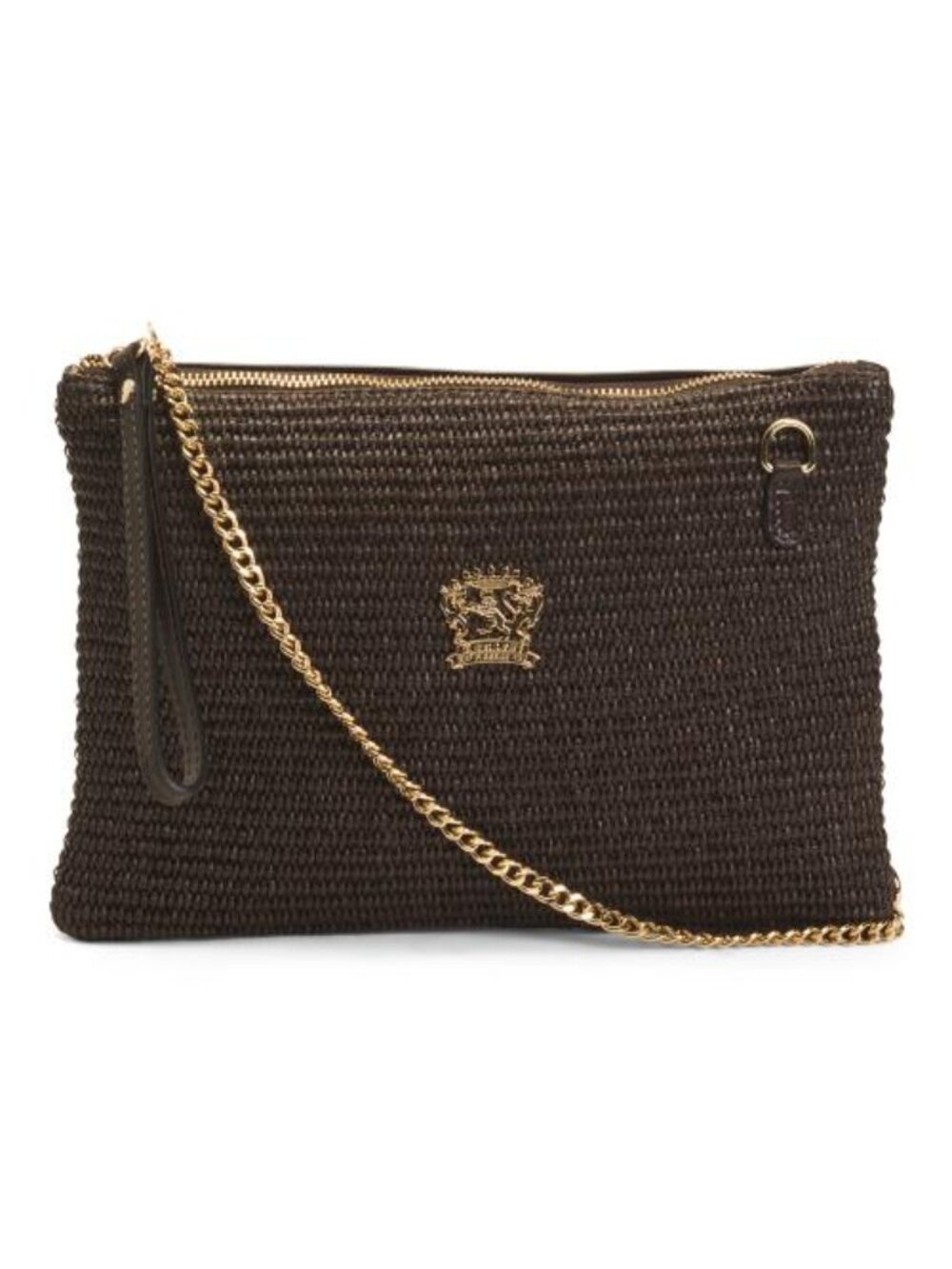 PRATESI Made In Italy Leather Pouch Crossbody